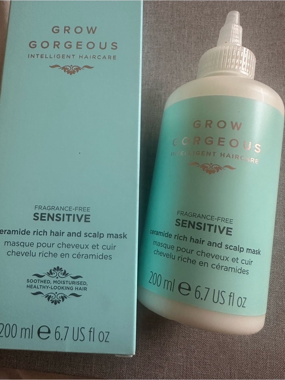 Grow Gorgeous Sensitive Ceramide Rich Hair & Scalp Mask